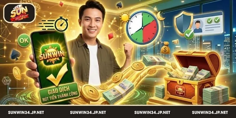 Mẹo rút tiền Sunwin diễn ra  tức thì